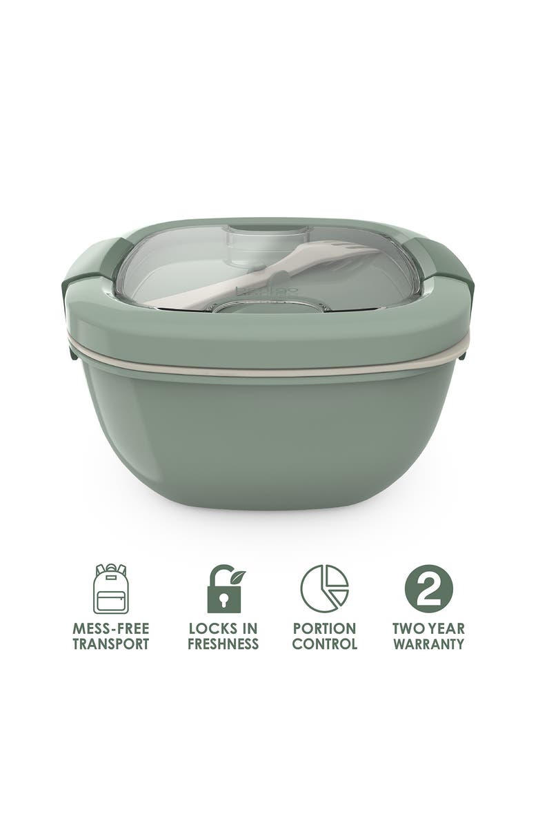 BENTGO All-in-One Salad Container, Alternate, color, Khaki Green
