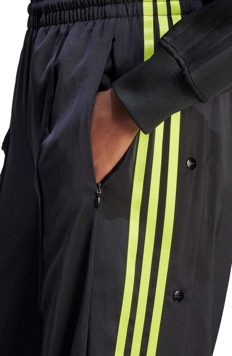 adidas Originals Adibreak Wide Leg Satin Track Pants, Alternate, color,