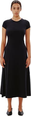 Another Tomorrow FITTED TEE DRESS