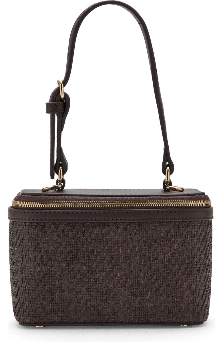 MANGO Raffia Toiletry Bag, Main, color,