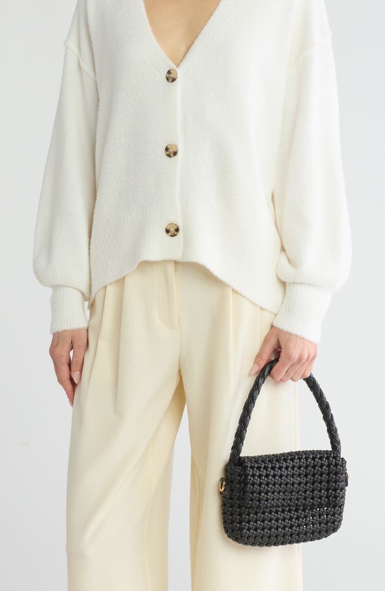 URBAN EXPRESSIONS HANDBAGS Braided Top Handle Satchel, Alternate, color,