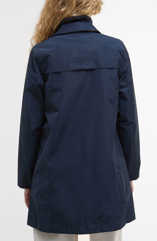 Barbour Babbity Showerproof Rain Jacket In Navy Dress Tart