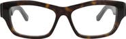 Balenciaga 54mm Rectangular Optical Glasses