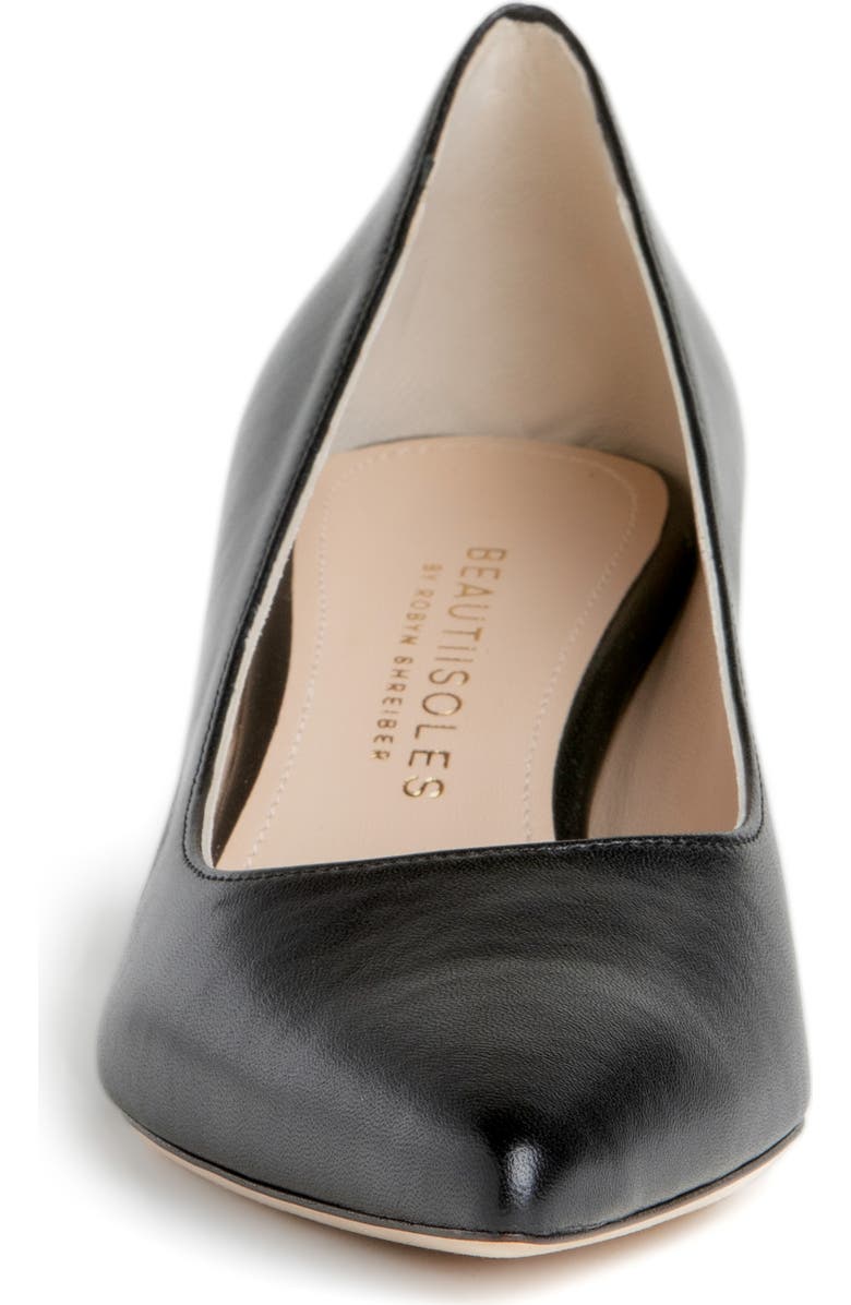 BEAUTIISOLES Corina Pointed Toe Pump, Alternate, color, Black