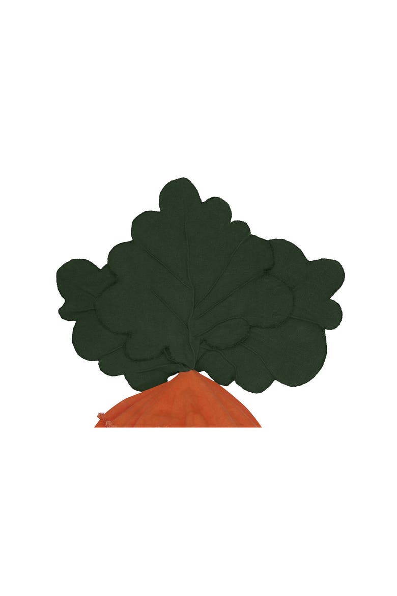 Cathy the Carrot Bean Bag, Alternate, color, DARK GREEN ORANGE
