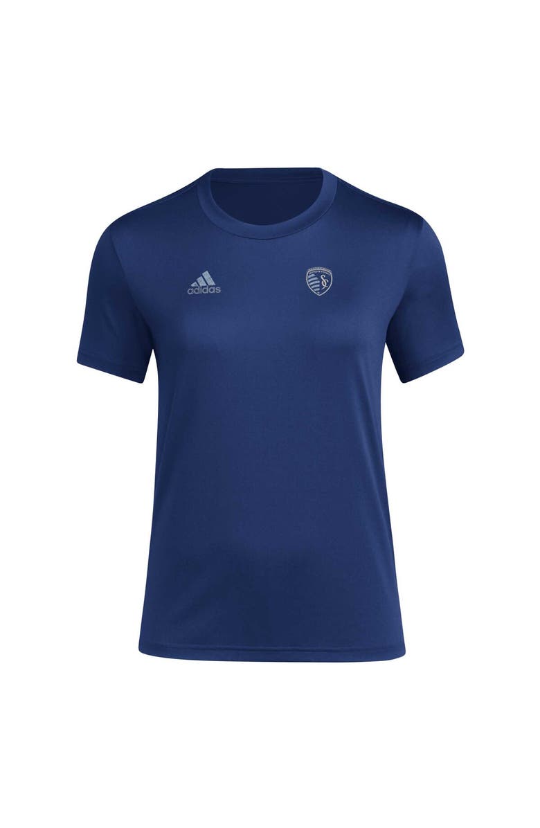 adidas Women's adidas Navy Sporting Kansas City Local Stoic T-Shirt, Alternate, color,