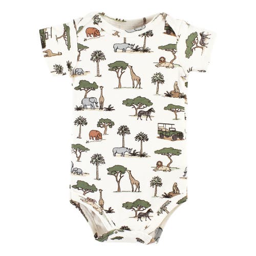 Hudson Baby Soft Cotton Bodysuit Triple Pack