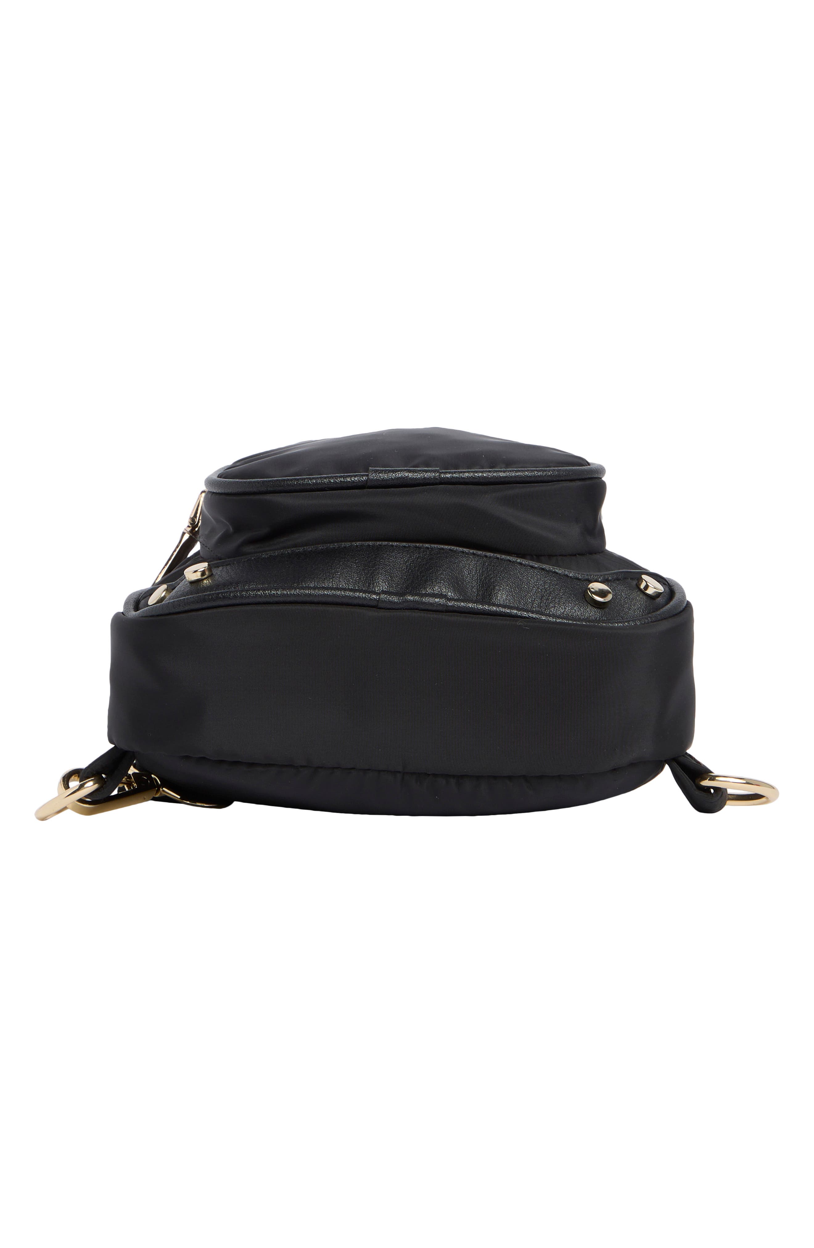 Nylon Sling Bag, Alternate, color, BLACK