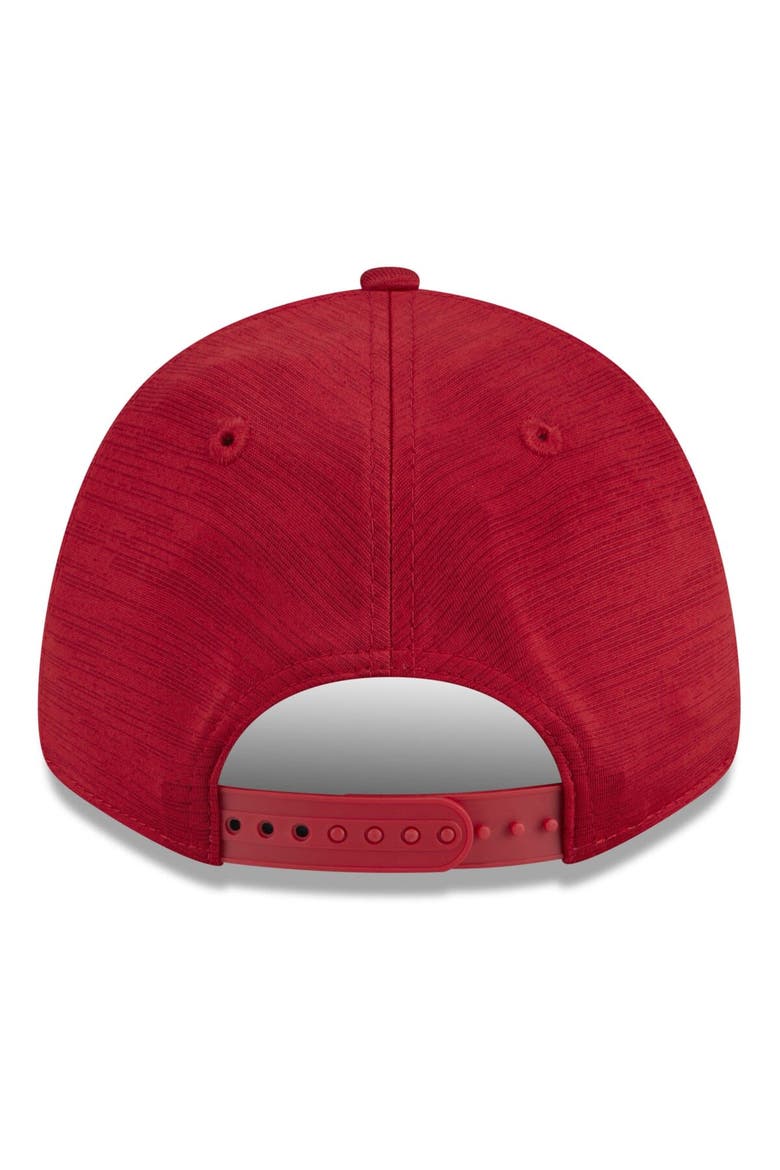 Men's New Era  Red Los Angeles Angels 2024 Clubhouse 9FORTY Adjustable Hat, Alternate, color, Red