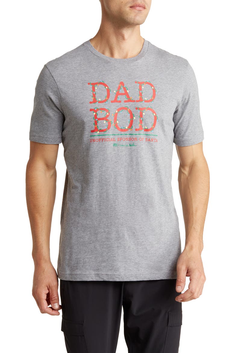 Dad Bod Pima Cotton Graphic T-Shirt, Main, color, HEATHER GREY