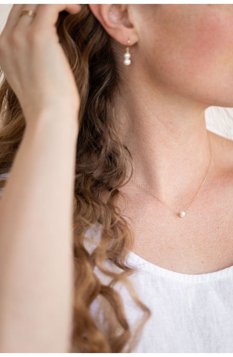 Sheena Marshall Jewelry Grit Pearl Necklace, Alternate, color, 14K Gold Fill - 16-18"