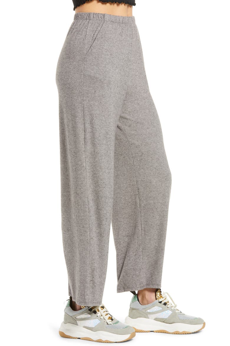All In Favor Wide Leg Lounge Pants, Alternate, color, BLACK IVORY
