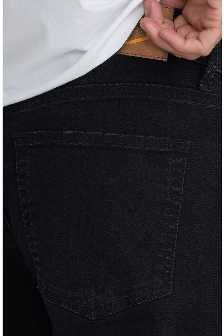 Weekend Dayshift Straight Leg Jeans, Alternate, color, BLACK OVERDYE