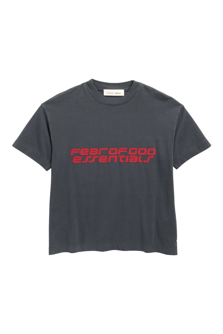 Kids' Cotton Graphic T-Shirt, Main, color, IRON GREY