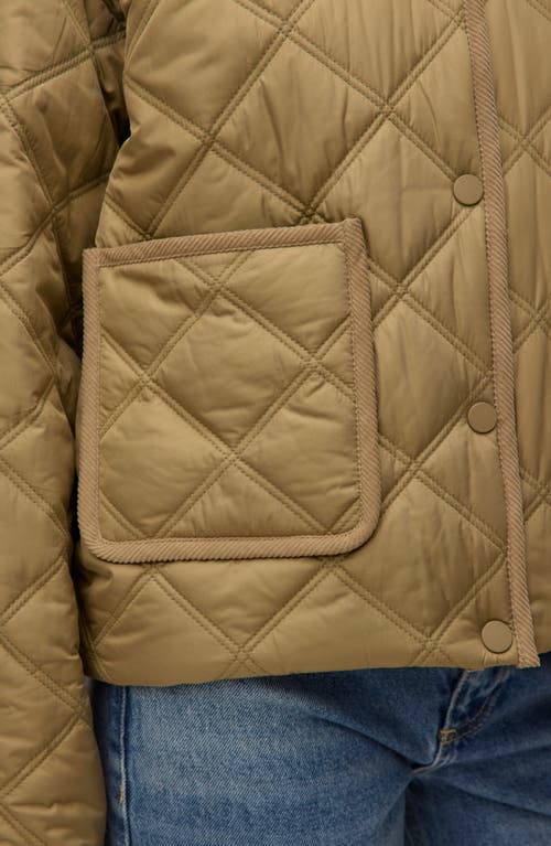 Vero Moda Minnesota Quilted Short Jacket In Blue