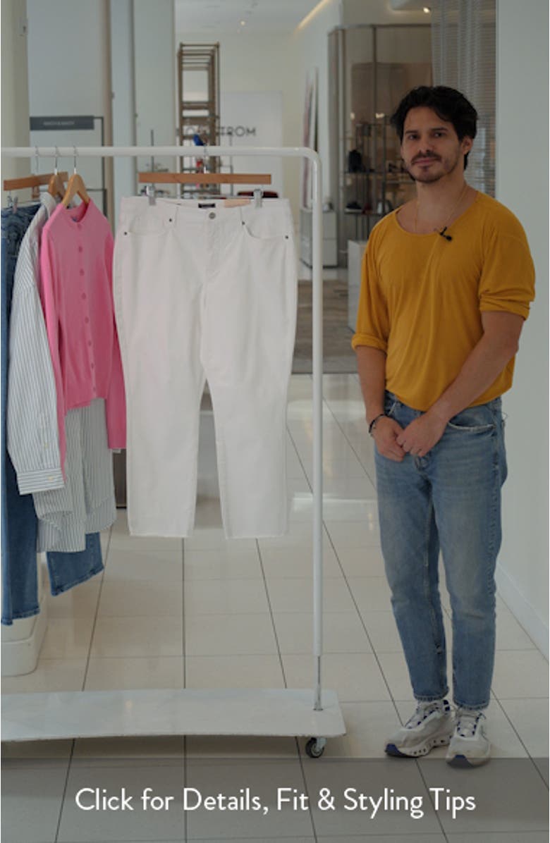 Sheri Ankle Fray Hem Slim Jeans, sales video thumbnail