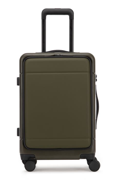 Hue 22-Inch Front Pocket Carry-On Suitcase