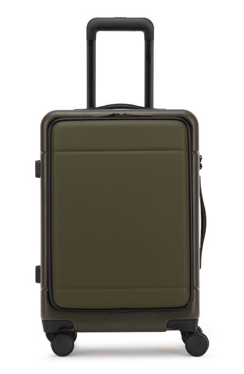 CALPAK Hue 22-Inch Front Pocket Carry-On Suitcase in Juniper at Nordstrom