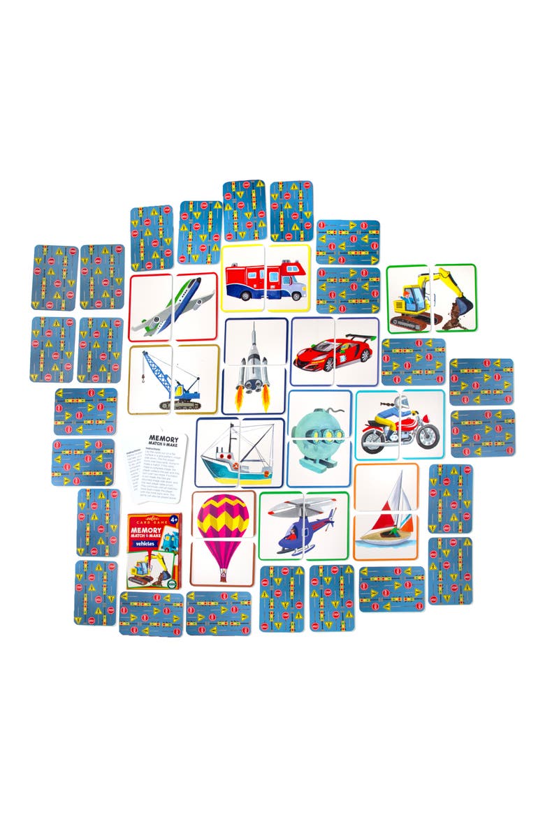 Kids' Vehicles Memory Match & Make Game, Alternate, color, MULTI