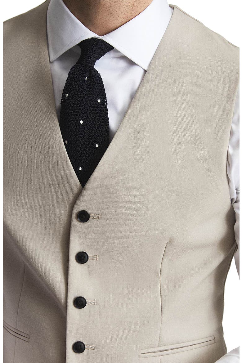 Men's Fine Wool Vest, Alternate, color, STONE