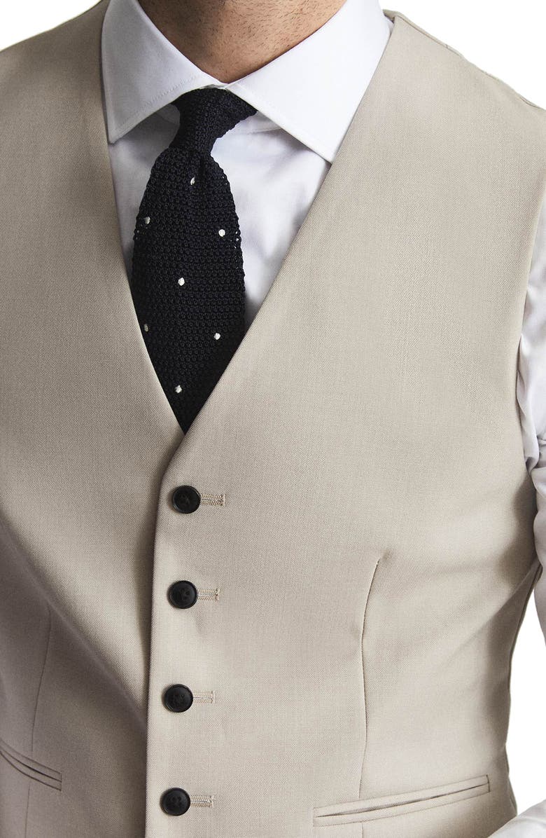 Reiss Men's Fine Wool Vest, Alternate, color, 