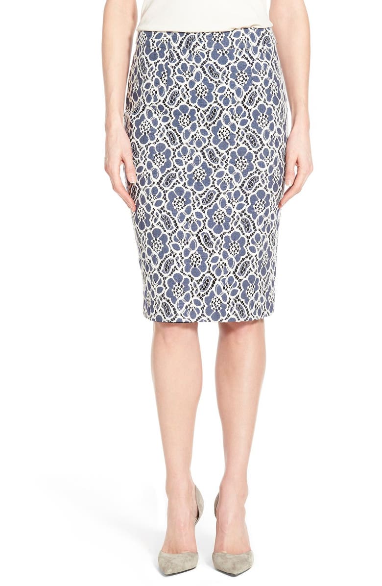 Halogen<sup>®</sup> Lace Pencil Skirt, Main, color, 