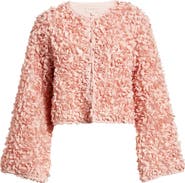 CIEBON Elliott Flower Embellished Crop Jacket