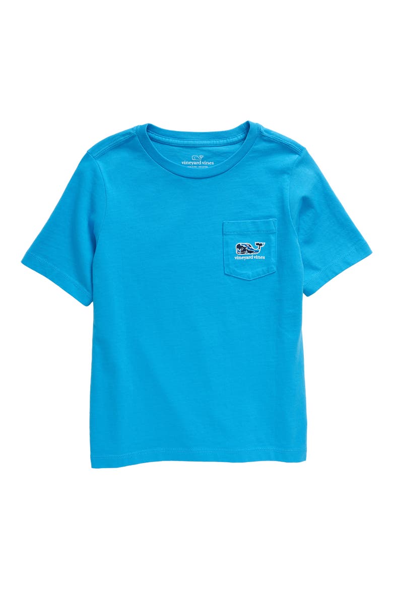 Kids' Sea Life Pocket Graphic T-Shirt, Main, color, KEEL BLUE