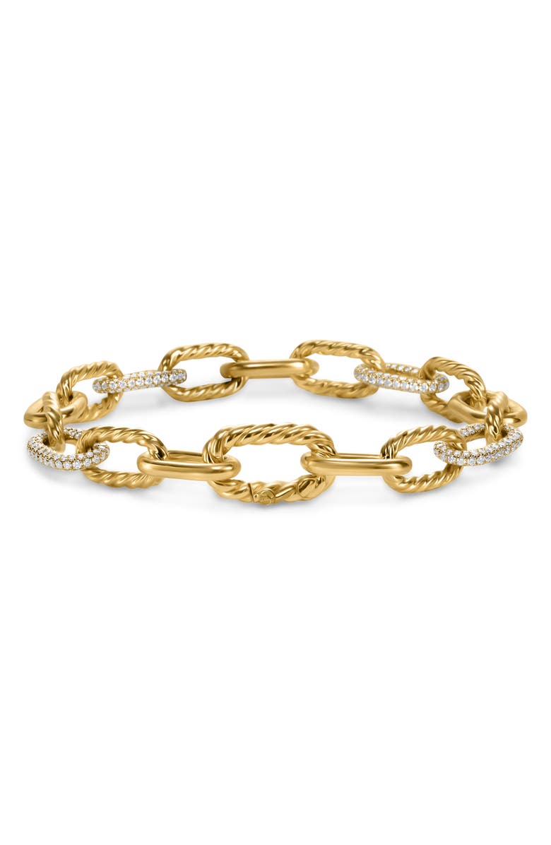 David Yurman Madison Diamond Pavé Link Bracelet, Alternate, color, 