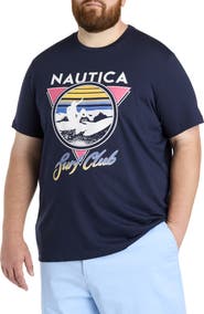 Nautica Big & Tall Surf Club Graphic Tee