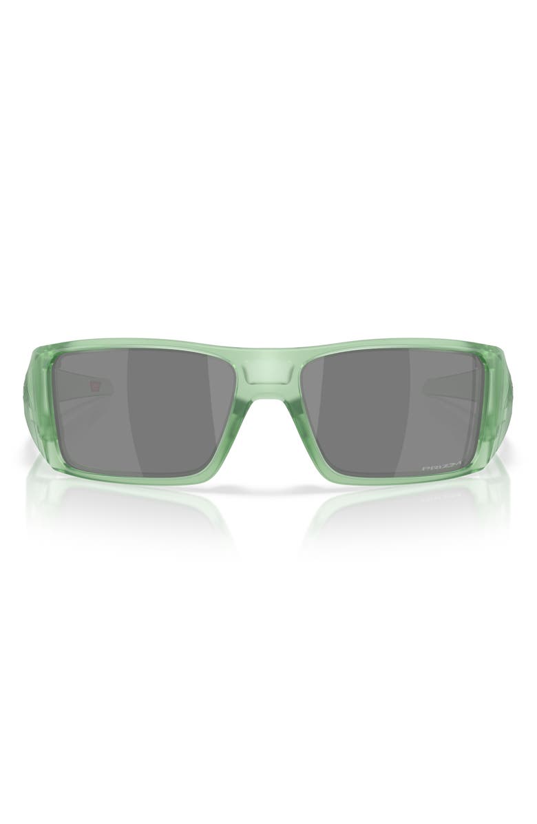 Oakley Heliostat 61mm Prizm<sup>™</sup> Rectangular Sunglasses, Main, color, Black Green