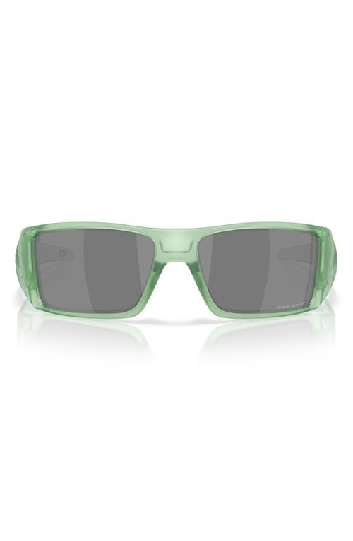 Oakley Heliostat 61mm Prizm™ Rectangular Sunglasses In Black Green