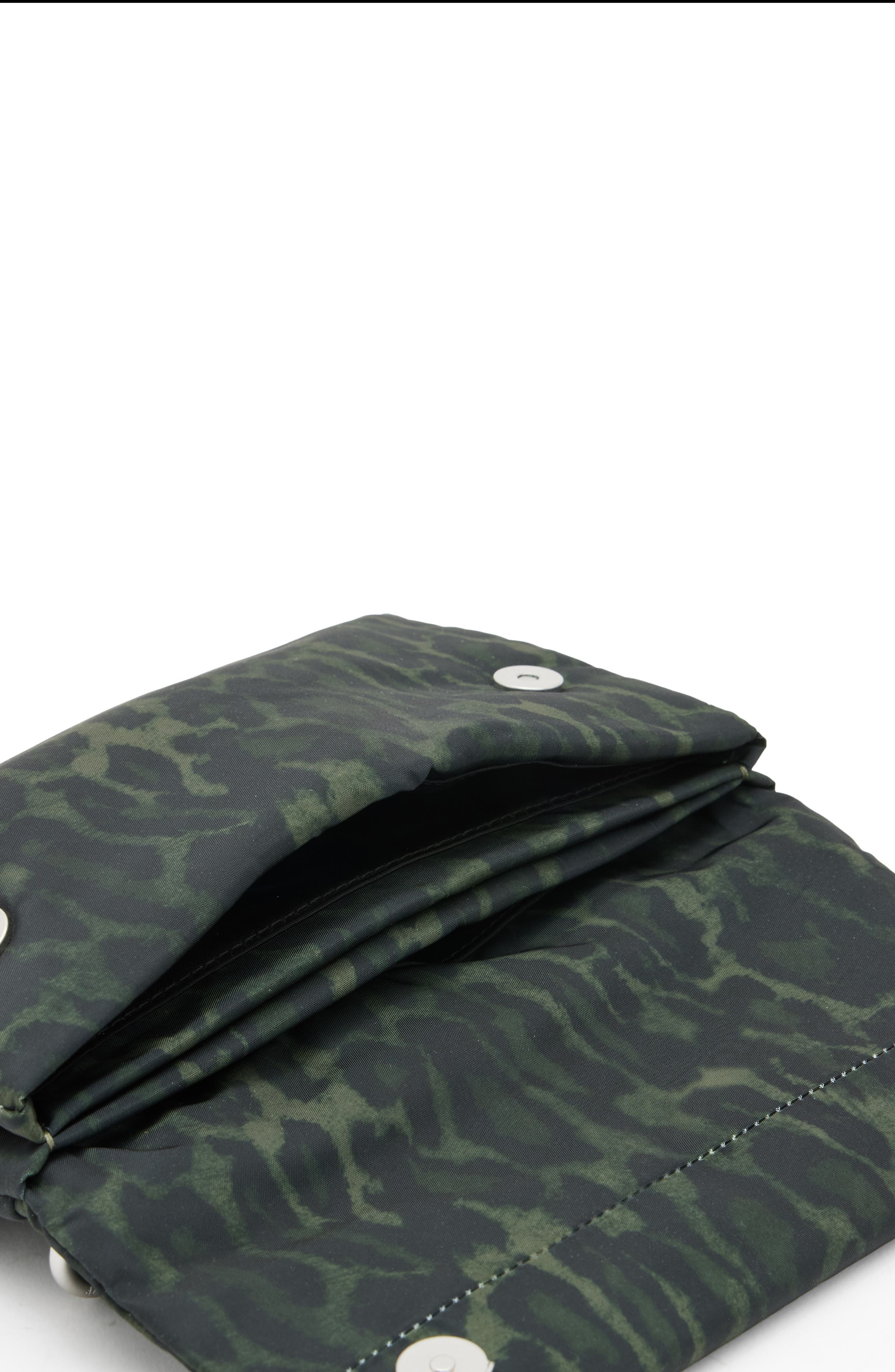 AllSaints Ezra Anita Crossbody Bag, Alternate, color, Leopard Green