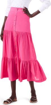 NIC+ZOE Cotton Tiered Skirt