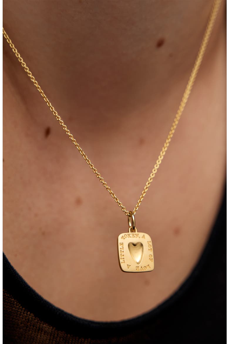 Love Token Pendant Necklace, Alternate, color, 18K GOLD VERMEIL