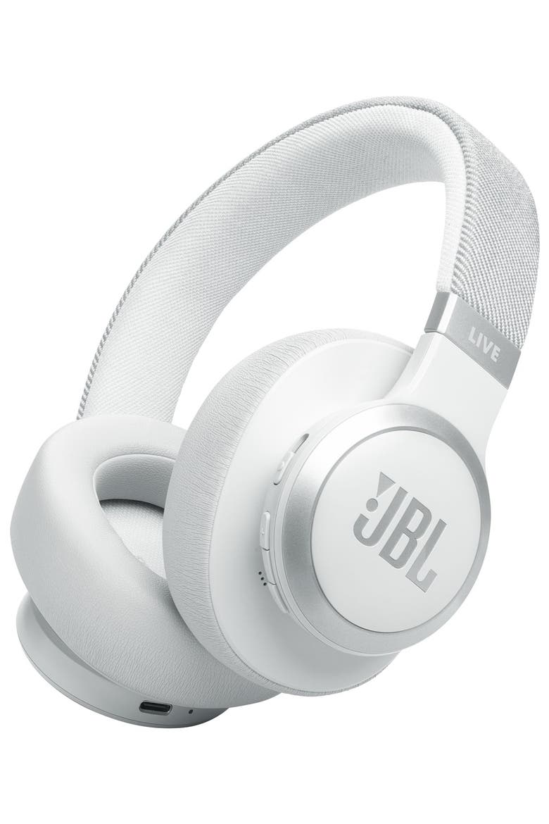 Live 770NC Wireless Over-Ear Headphones with True Adaptive Noise Cancelling, Main, color, White