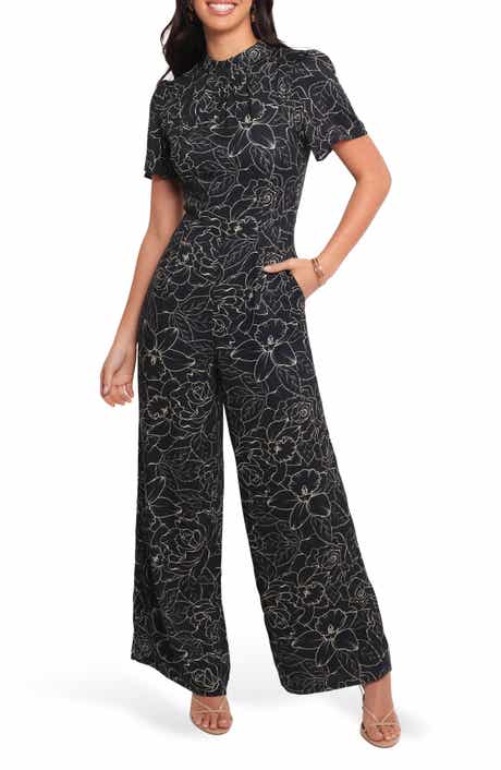 Petal & Pup Lemao Floral Short Sleeve Jumpsuit