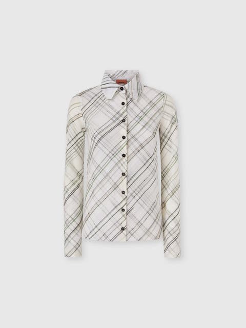 Tartan Criss-cross Shirt