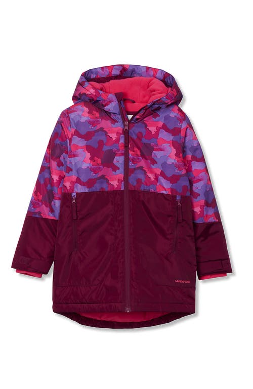 Lands' End Kids Insulated Water Resistant Activity Jacket In Multi