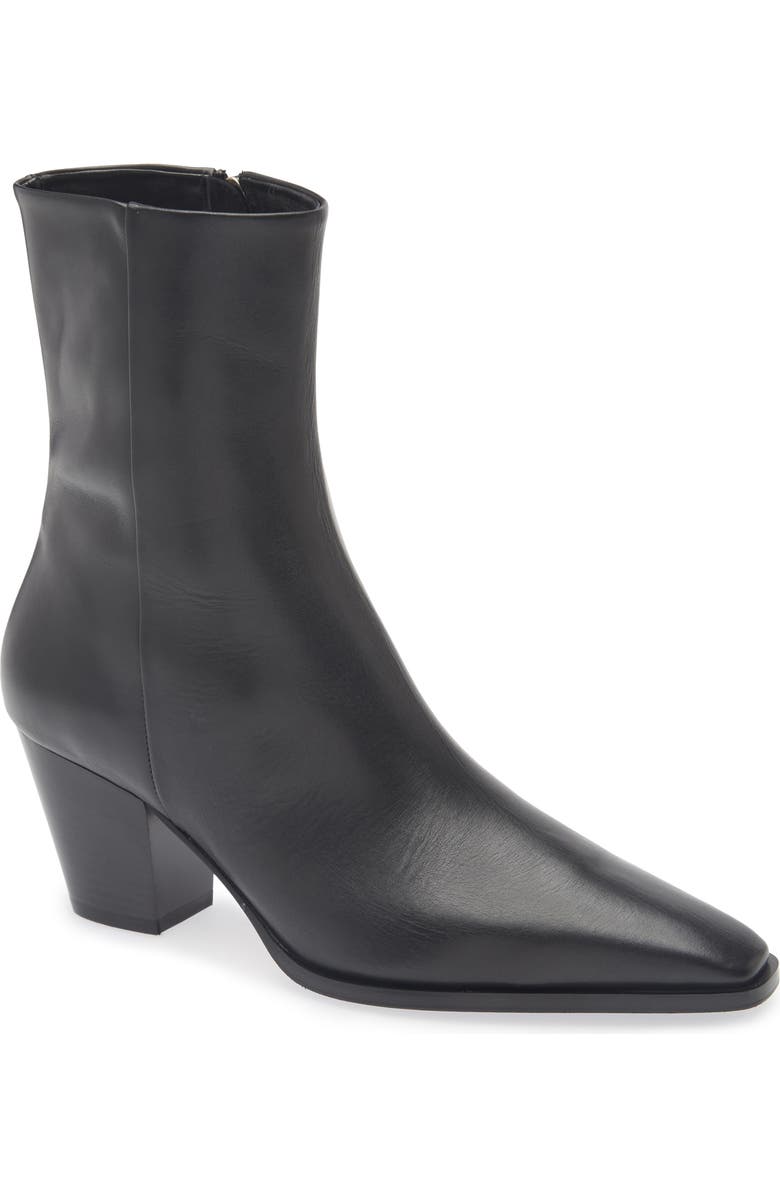 aeyde Hedvig Bootie, Main, color, Black