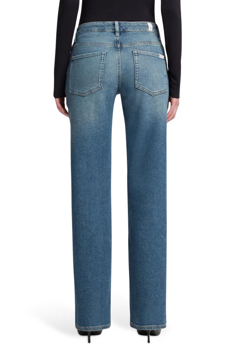 Calie Ankle Straight Leg Jeans, Alternate, color, SEA LEVEL