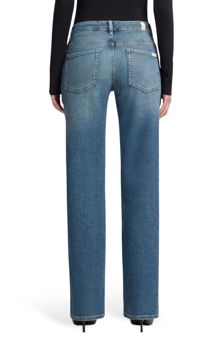 7 For All Mankind Calie Ankle Straight Leg Jeans, Alternate, color, Sea Level