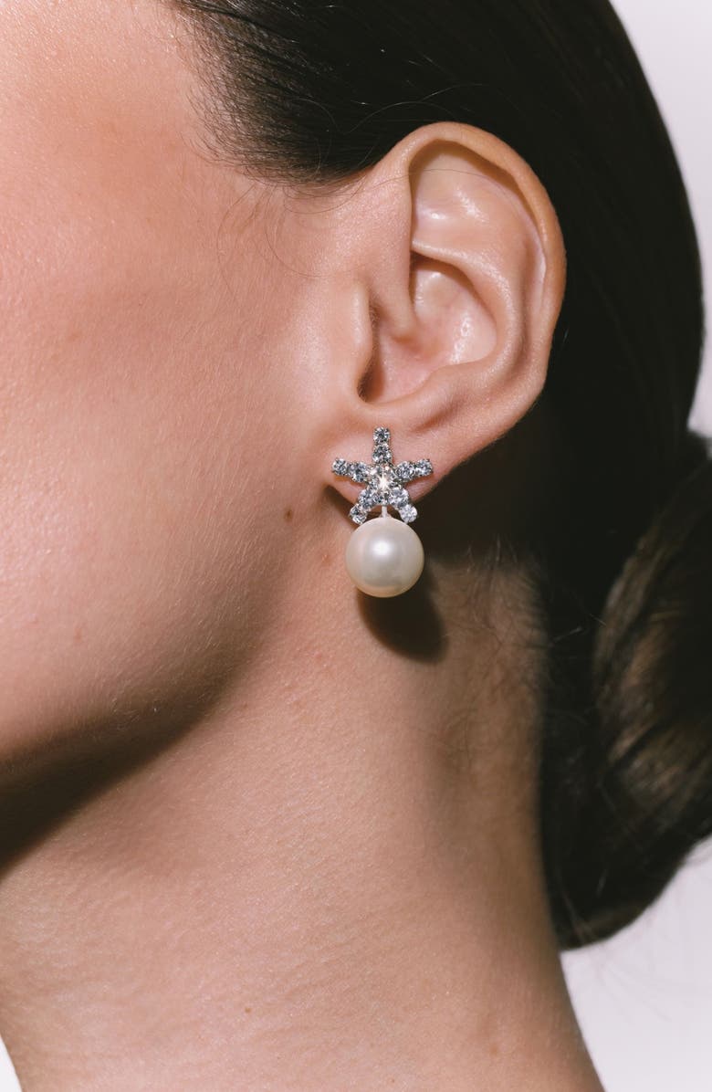 Jennifer Behr Novella Faux Pearl Drop Earrings, Alternate, color,