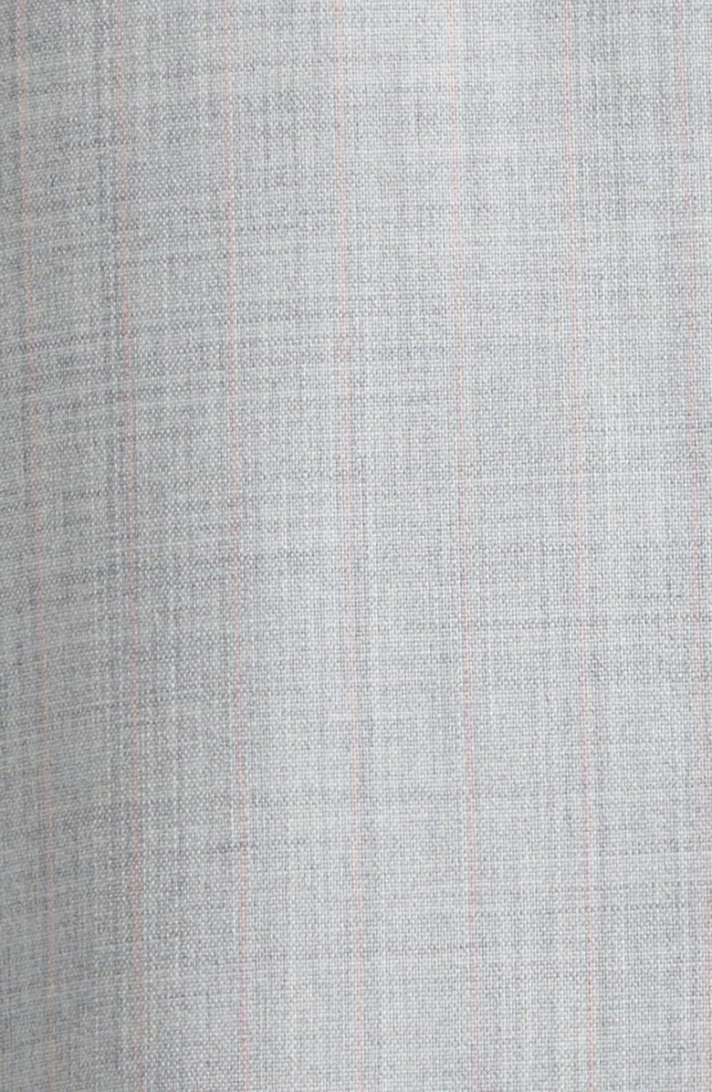 Comme des Garçons Girl Bow Detail Tropical Wool Jacket, Alternate, color, Grey/ Pink