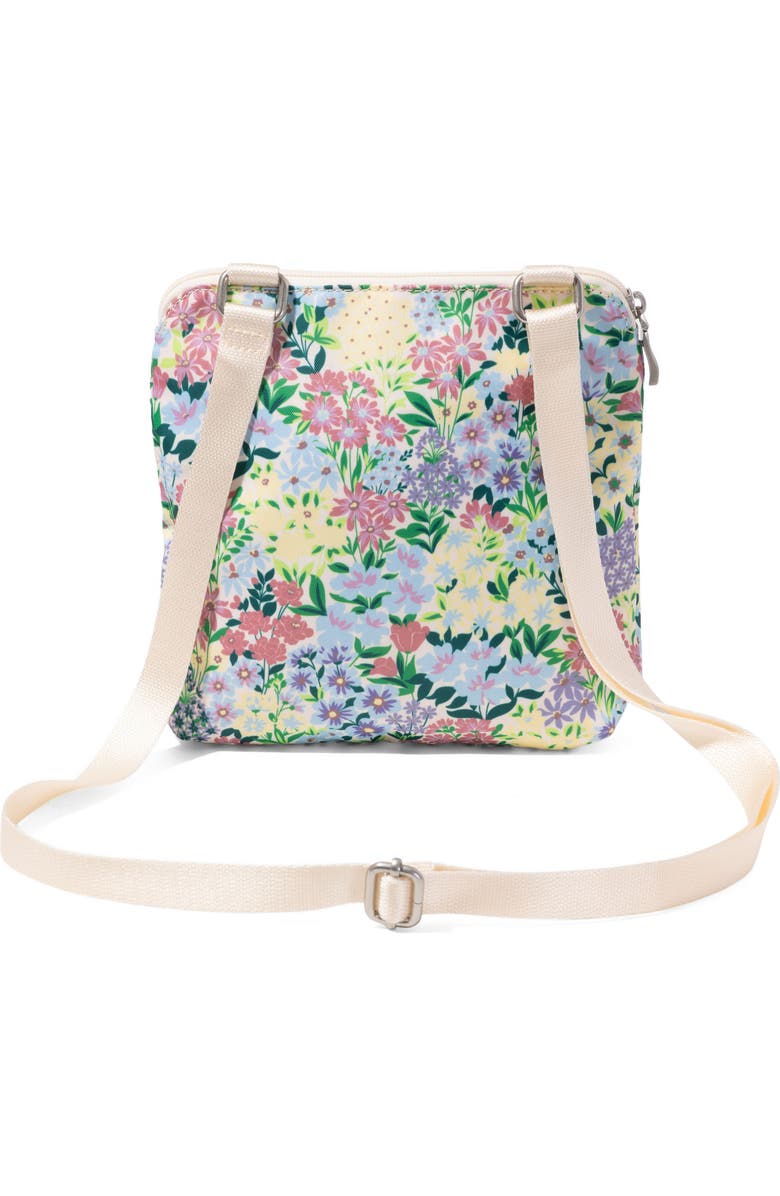 BAGGALLINI Coastal Flip Lock Mini Crossbody, Alternate, color, Meadow Print