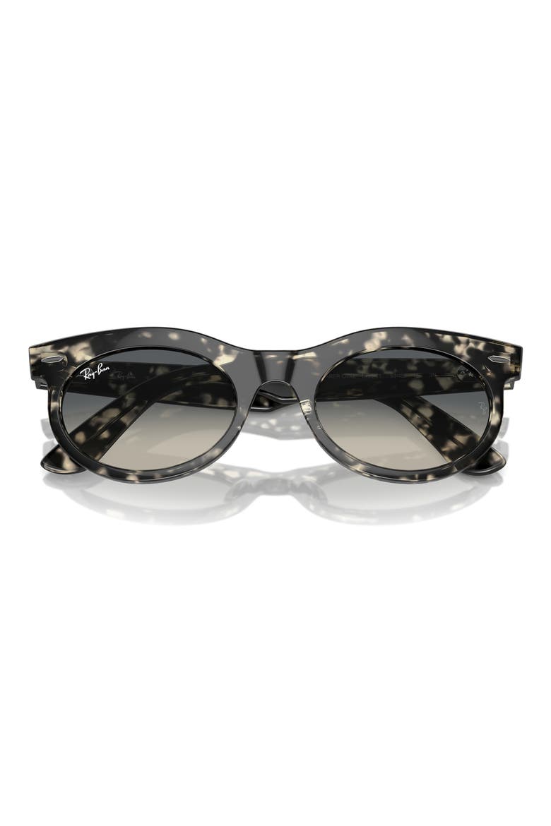 Wayfarer 53mm Oval Sunglasses, Alternate, color, GUNMETAL TORT