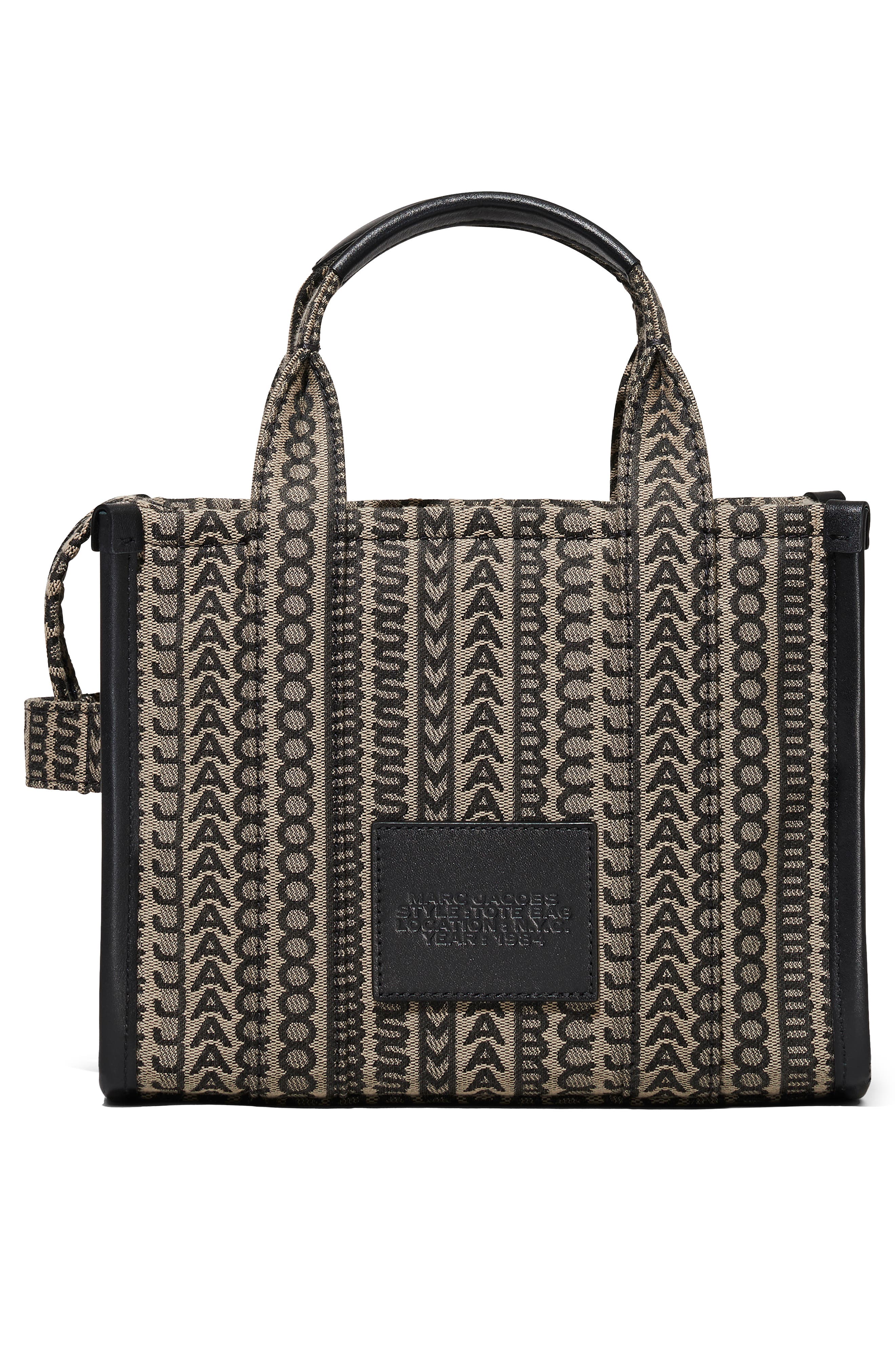 Marc Jacobs The Monogram Jacquard Small Tote Bag, Alternate, color, 