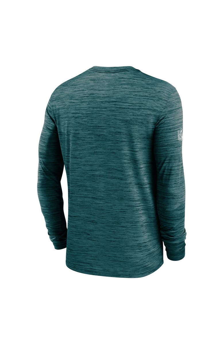 Nike Men's Nike Midnight Green Philadelphia Eagles 2024 Sideline Velocity Performance Long Sleeve T-Shirt, Alternate, color, Green