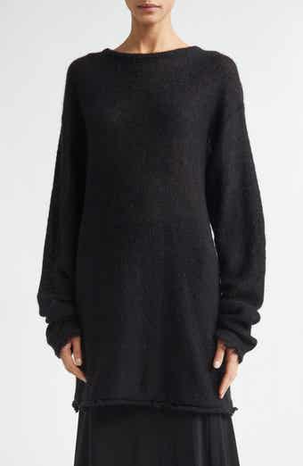Longline Mohair Blend Sweater