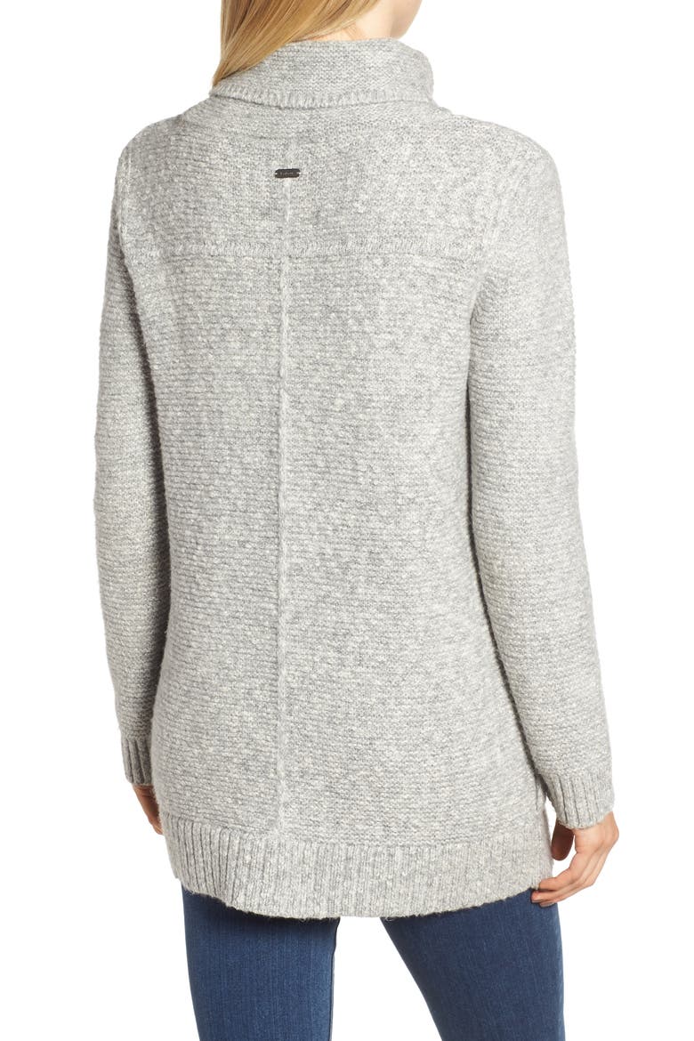 Malvern Roll Collar Sweater, Alternate, color, LIGHT GREY MARL